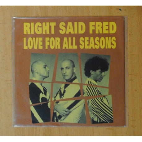 RIGHT SAID FRED - LOVE FOR ALL REASON - SINGLE