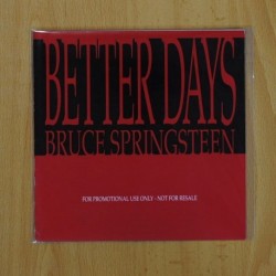 BRUCE SPRINGSTEEN - BETTER DAYS - PROMO SPAIN - SINGLE
