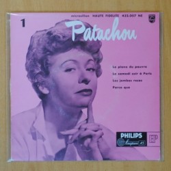 PATACHOU - LE PIANO DU PAUVRE + 3 - EP