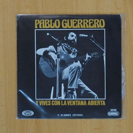 PABLO GUERRERO - Y VIVES CON LA VENTANA ABIERTA / TEO - SINGLE [DISCO DE VINILO]
