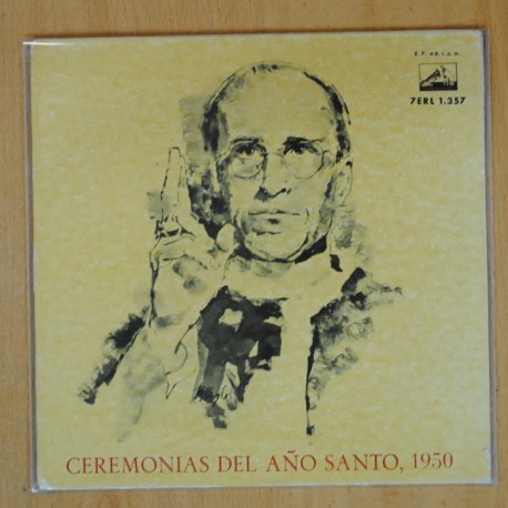 VARIOS - CEREMONIAS DEL AÑO SANTO 1950 - EP