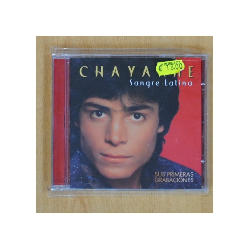 CHAYANNE - SANGRE LATINA - CD - Discos La Metralleta - Tienda Online De ...