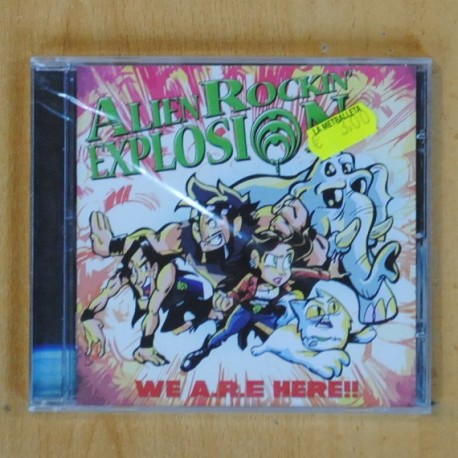 ALIEN ROCKIN EXPLOSION - WE A.R.E HERE - CD