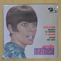 MIREILLE MATHIEU - QUE'ELLE EST BELLE + 3 - EP