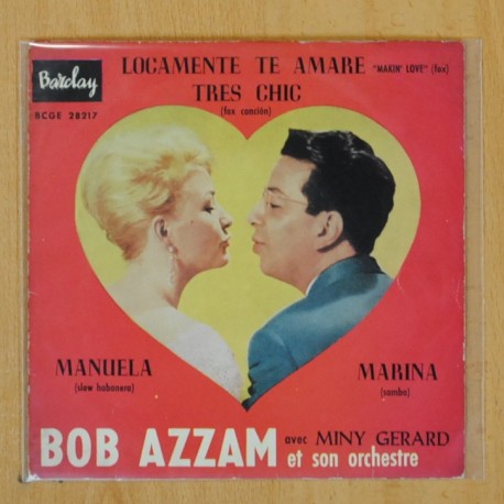 BOB AZZAM / MINY GERARD - MANUELA + 3 - EP